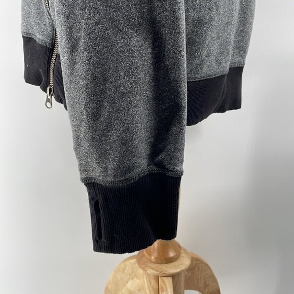 lululemon Om & Roam Pullover Heathered Speckled Black / Black sz 6 workout - Picture 10 of 11
